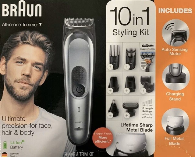 braun all in one trimmer 7 styling kit mgk7221