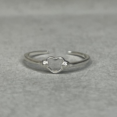 925 Sterling Silver Heart Toe Ring Jewellery in Gift Box | Boho