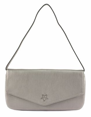 ESPRIT Keira Crossover Bag Clutch Schultertasche Tasche Light Gunmetal Gold Neu
