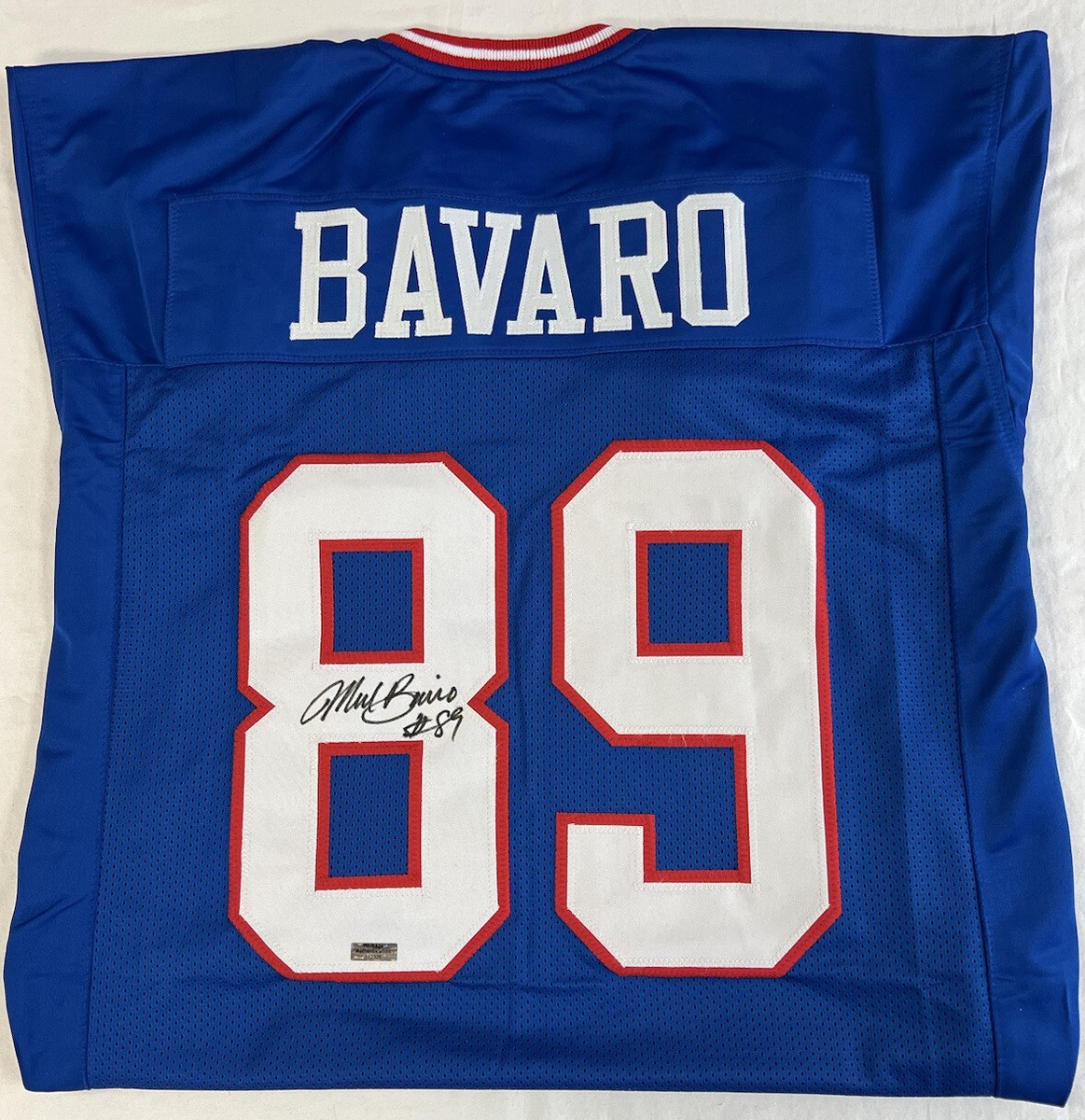 MARK BAVARO NEW YORK GIANTS Rare Signed Autographed Jersey HGA COA