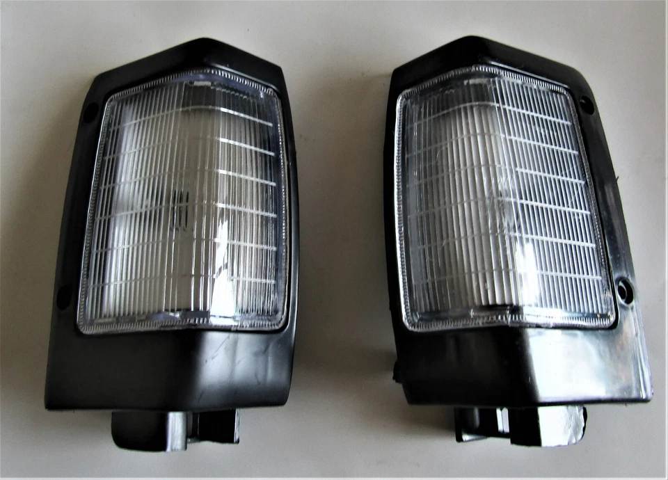 FITS NISSAN D21 HARDBODY TRUCK MODEL 1993 97 FRONT CORNER SIDE LIGHT PAIR LH RH - Image 3 of 4