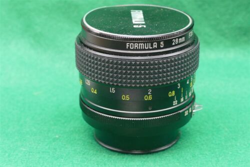 Objectif grand angle Formula 5 28 mm f2,8 monture Nikon sans IA - Photo 1 sur 5