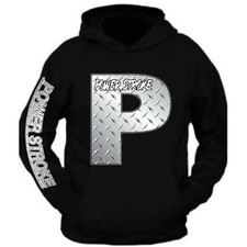 Powerstroke Silver Metal Power Hoodie Ford Power Stroke Diesel