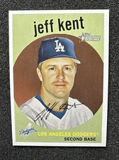 JEFF KENT #20 2008 Topps Heritage QTY Los Angeles Dodgers