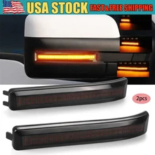 Sequential LED Side Mirror Turn Signal Light Lamp For Ford 2009-14 F150 F-150 2X