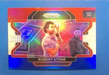 Robert Stone ~ 2022 Panini Prizm WWE ~ Red White Blue Prizm #96