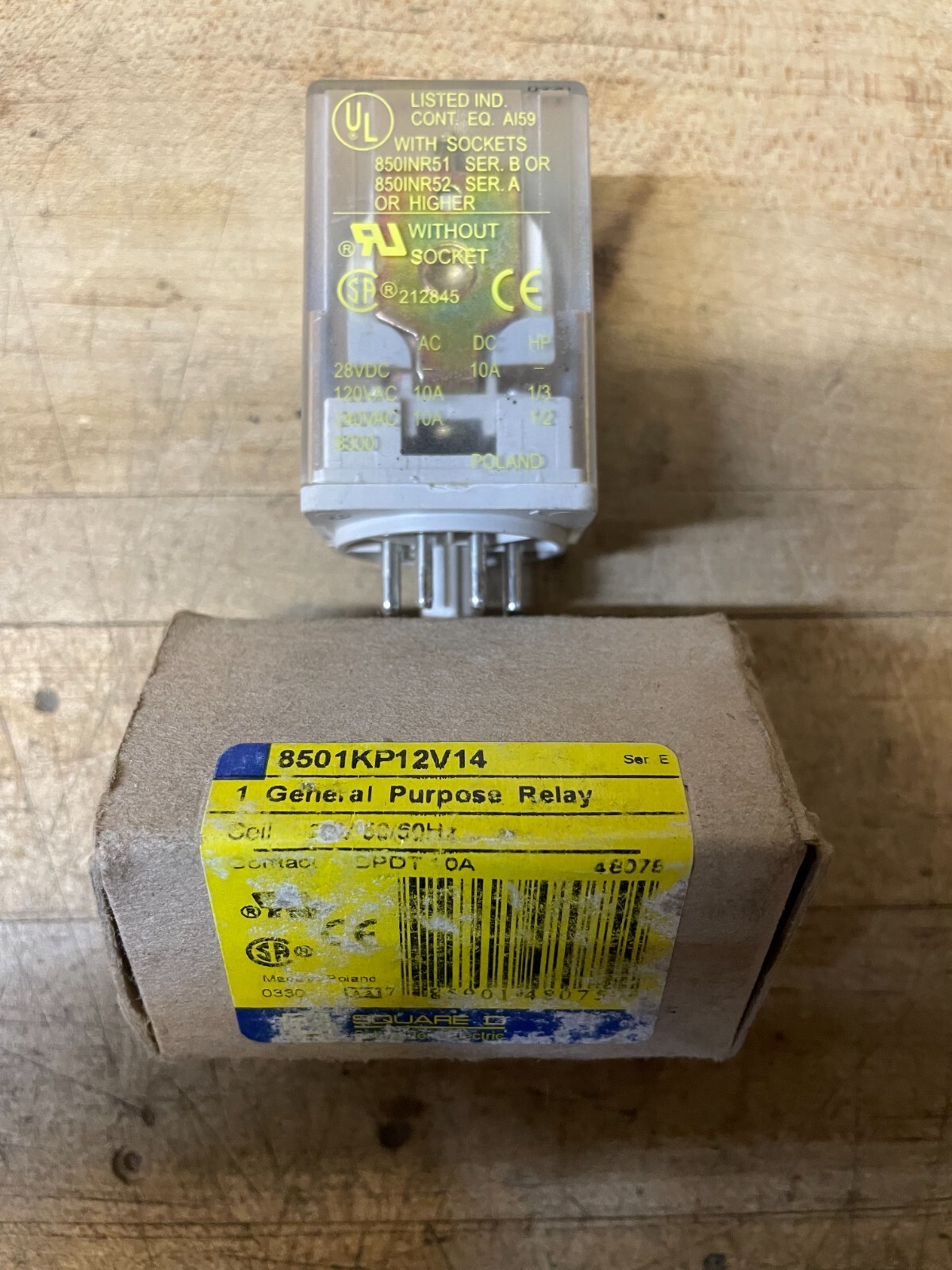 Square D 8501KP12V14 General Purpose Relay