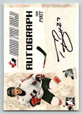 2007 ITG Going For Gold World Juniors AUTO #20 Tom Pyatt (ref 208484)