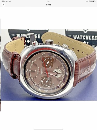 RARE LONGINES CONQUEST CHRONOGRAPH 8595-1 MENS WATCH VALJOUX 726 MOVEMENT LOVELY - Picture 9 of 12