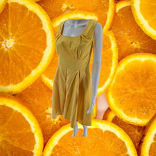 Calvin Klein Yellow Sleeveless Mini Dress