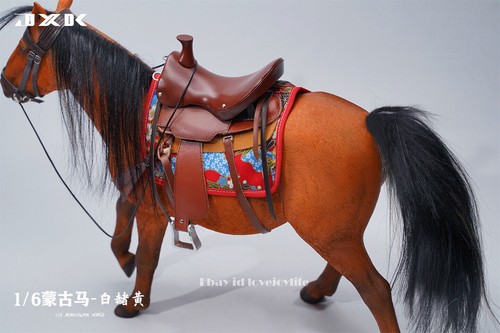 JXK 1/6 Mongolian Horse Model Animal Mongolica Figure Gift Toy Collector Decor - Picture 68 of 75