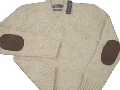 pullover with elbow patches