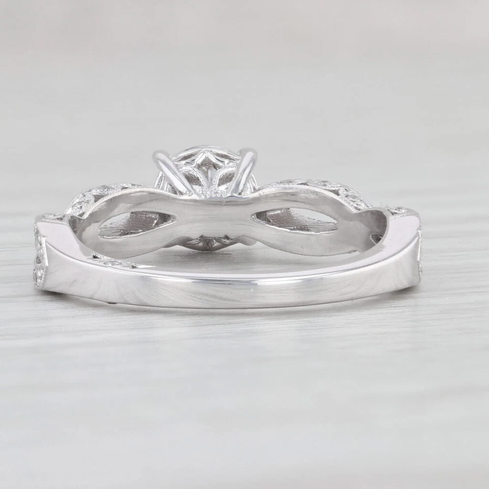 Nuevo Anillo de Compromiso Tacori 0.20ctw Diamante Semi Montaje Oro Blanco 18k Talla 6.5 Foto 4 de 4
