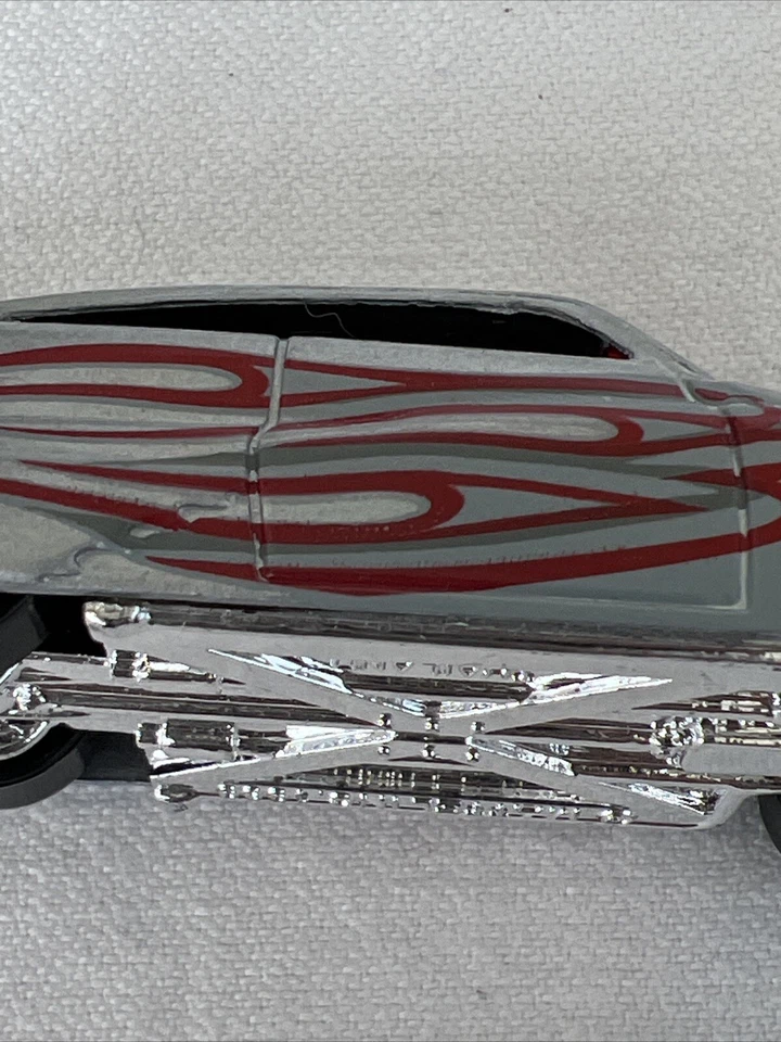De colección 1988 Hot Wheels Redline Mercury cupé plata rojo llamas Mattel Tailandia como nuevo Foto 4 de 4
