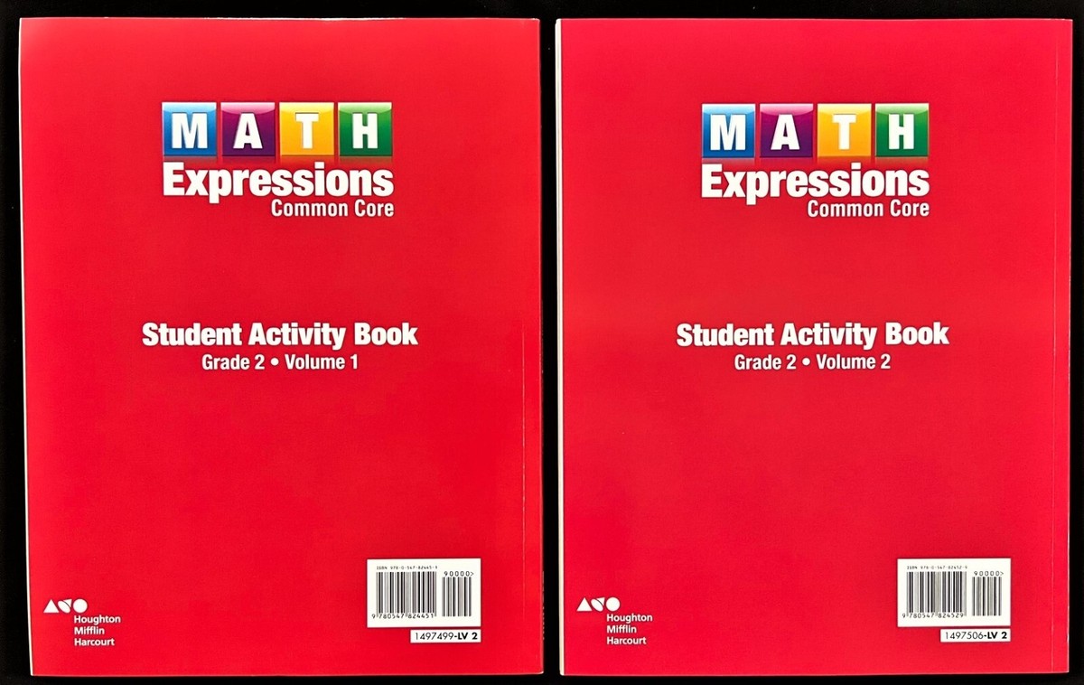 2nd - MATH EXPRESSIONS Common Core - STUDENT WORKBOOKS (Vol. 1 & 2