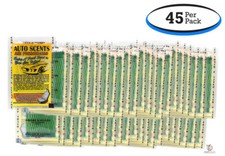 Individually Wrapped - Professional Car Air Freshener Scented Pads 45 Per Pack