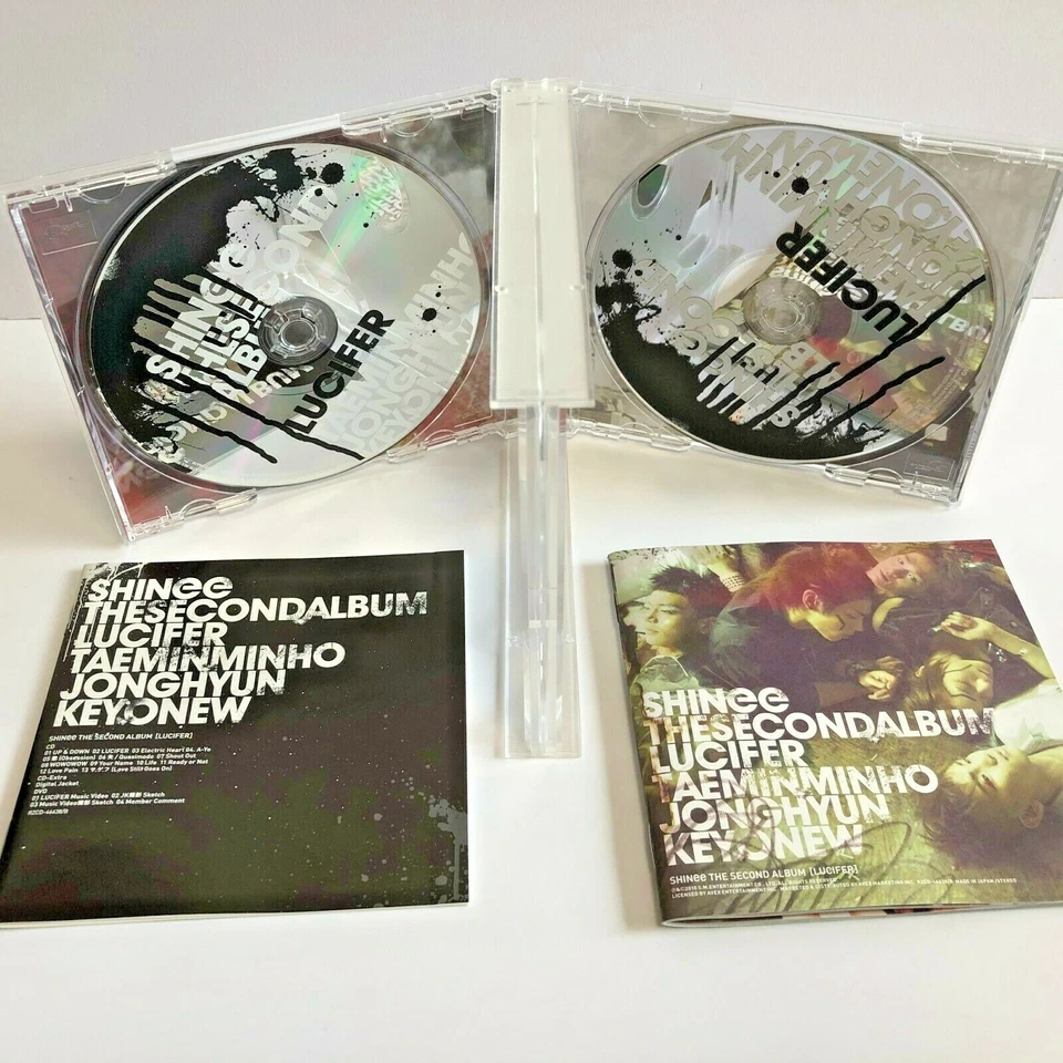 SHINee THE SECOND ALBUM LUCIFER CD+DVD JAPAN - Image 3 of 4