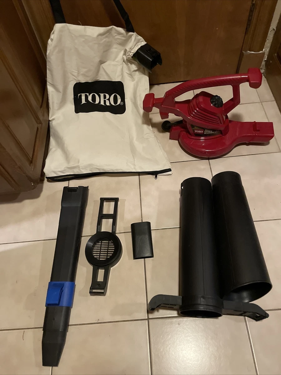 Toro 51619 Ultra Electric Blower Vac 250 mph Red