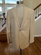 Hart Schaffer Marx 40R Sports Coat Jacket Tan