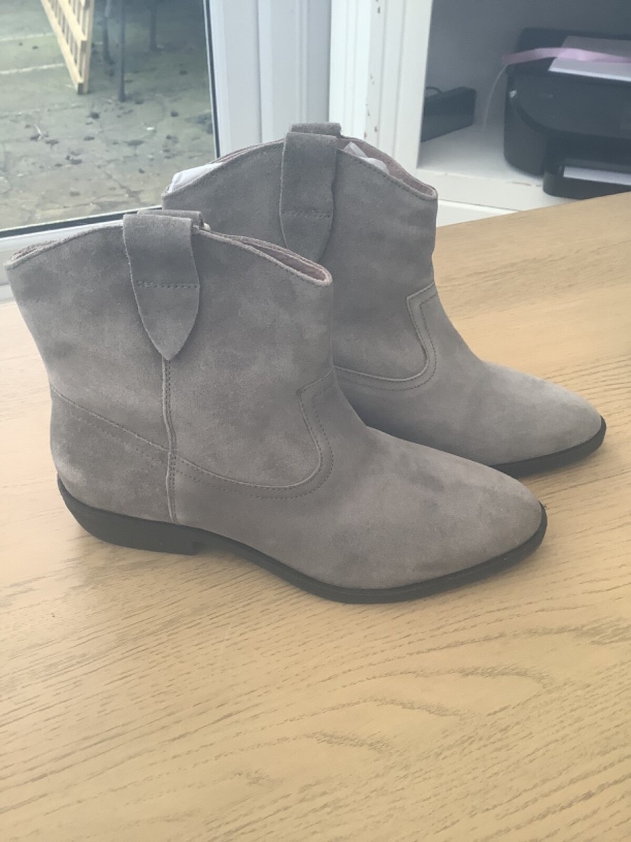 Fat Face suede ankle boots size UK