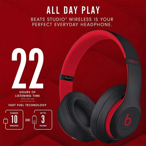 Bluetooth On-Ear Studio3 Headsets Running Sports noise cancelling Wireless Beats - Picture 6 of 23