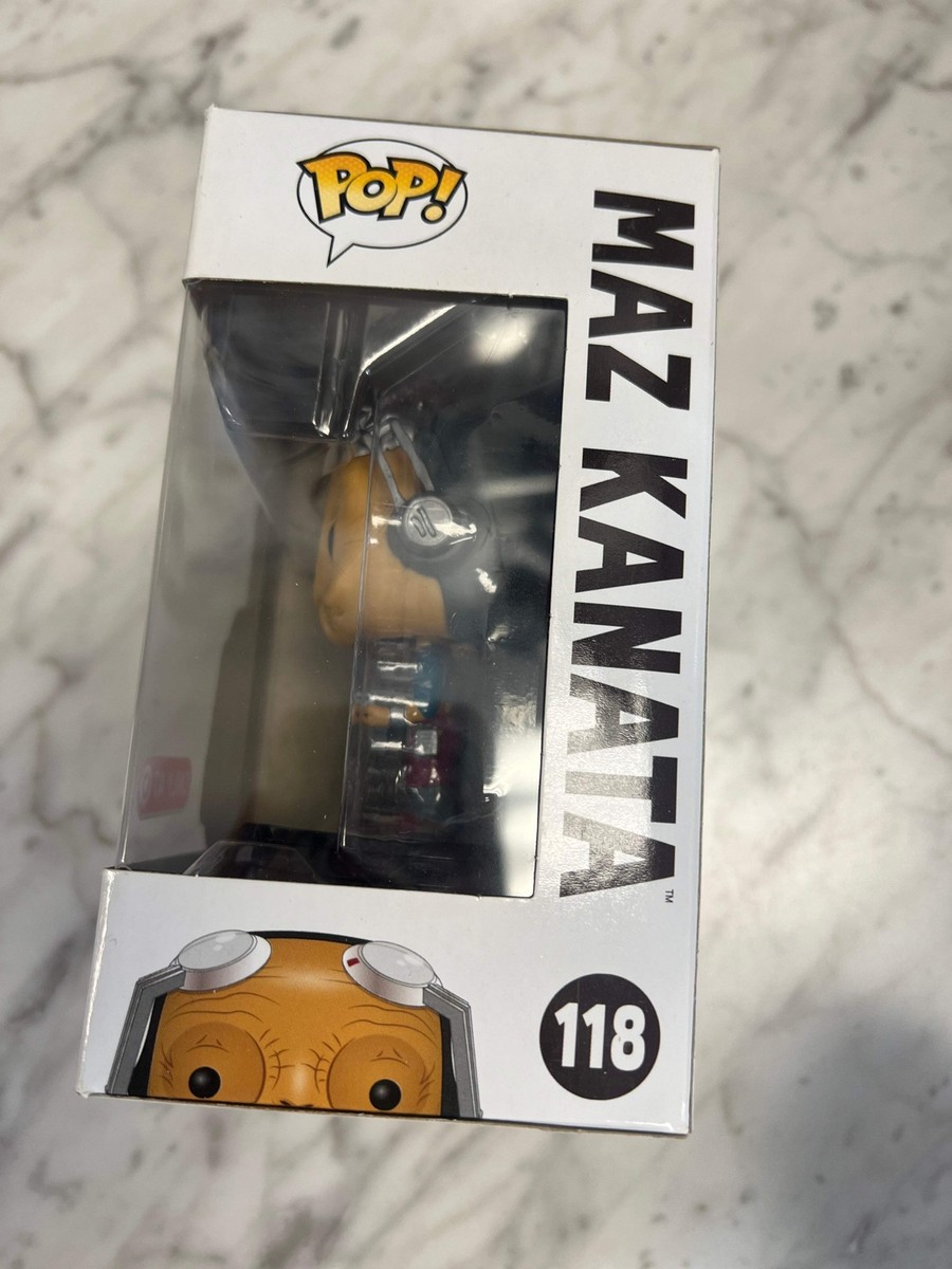 カナックスターへのプレゼント Maz Kanata No Glasses Funko Pop Star Wars Force Awakens Front