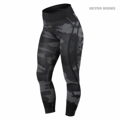 Better Bodies Camo High Tights 110837 Frauen Sport Fitness Leggings hoher Bund