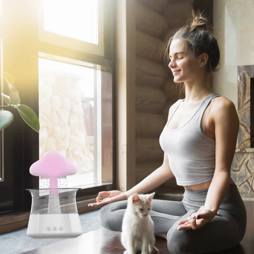 Rain Cloud Humidifier Water Drip Diffuser Aromatherapy Humidifier w/ 7 Colors US - Bild 41 von 44