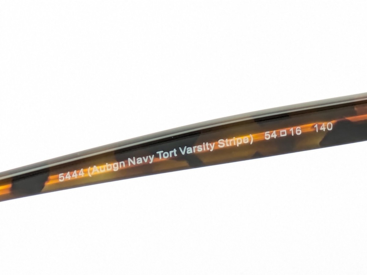 Coach HC6103 Eyeglasses Aubergine Navy Tortoise Varsity Stripe 54-16-140 HC 6103 Coach 0HC6103 Full Rim Square Womens Eyeglasses - Size 54  main image 2