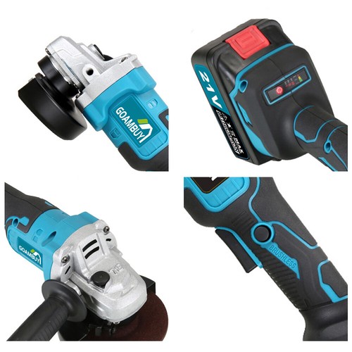 Für 21V Makita Akku Winkelschleifer 125mm Schleifmaschine Trennschleifer DHL - Bild 4 von 21