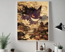 Gengar Pokemon, Anime Poster