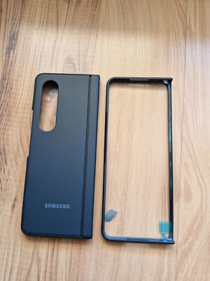 Samsung Slim Standing Cover für Galaxy Z Fold4 - schwarze Schutz Hülle Case