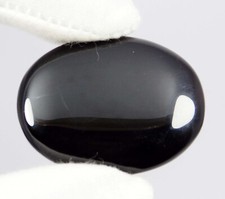 Natural Black Onyx 41.15 Ct Oval Cabochon Amazing Loose Gemstone For Jewelry