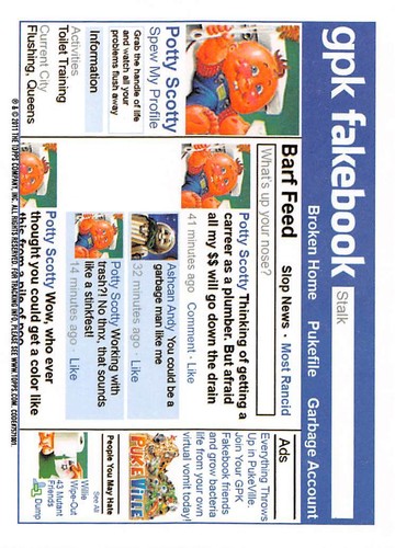 GARBAGE PAIL KIDS 2011 FLASHBACK SERIES 2 PICK-A-CARD YELLOW BASE STICKERS TOPPS - Picture 43 of 321