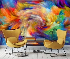 3D Color Paint O2310 Wallpaper Wall Murals Removable Wallpaper Sticker Fay
