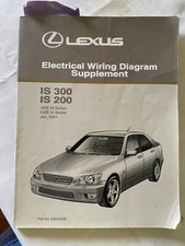 LEXUS Electrical Wiring Diagram Supplement IS200 IS300