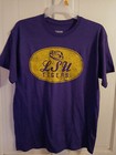 LSU Tigers Purple T Shirt, Size Lg. W/ Tiger Eye in Oval, New Without Tag — photo 1