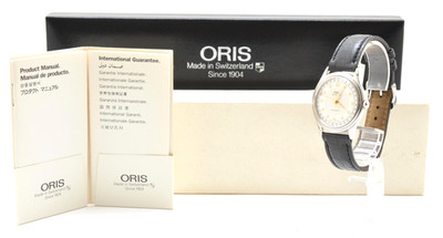  [Near MINT] Vintage Oris Pointer 7470 Silver Dial Men's Automatic Watch...