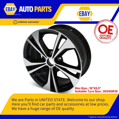 #ad For Nissan Sentra 2019 2022 New 16quot; Machined Black Wheel Quality Rim 62822 $122.99