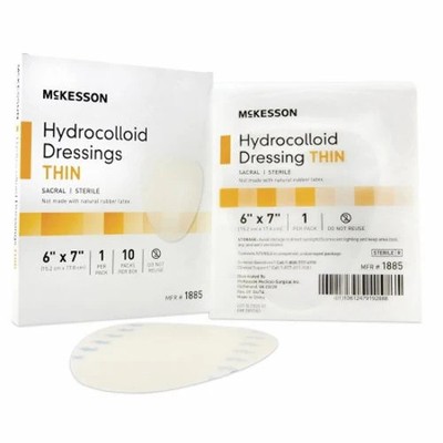 Hydrocolloid Dressing  Box Of 5 By McKesson