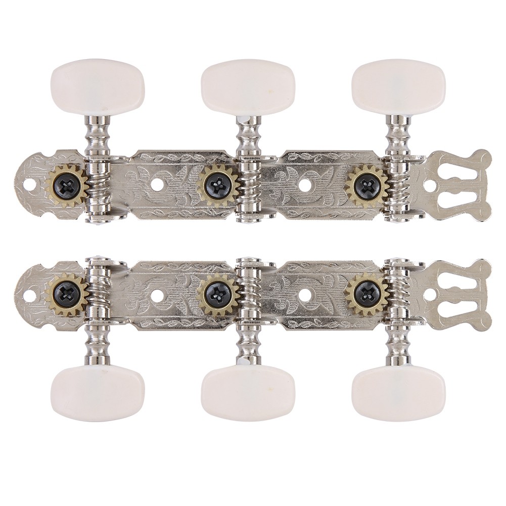 2pcs Classical Guitar Tuners Tuning Pegs Keys Knob Musical Instrument Access CUT