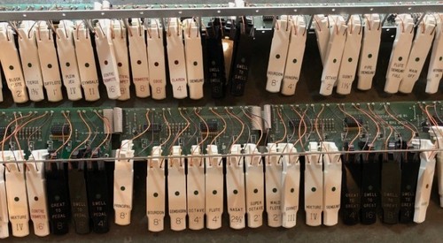 Rodgers Organ Lighted Stop Tabs with Circuit Boards for Project or Replacement - Picture 3 of 7