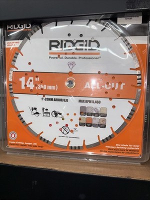 RIDGID 14 in. All-Cut Segmented Rim Diamond Saw Blade