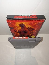Godzilla 2 War of the Monsters NES Nintendo 1992 w/ Box Authentic Tested Rare
