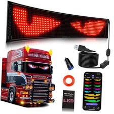 Synchronize Multiple Devil Eyes Light for Truck, 23''x5'' Full Color LED Eyes