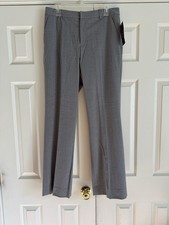 NWT Ralph Lauren LRL GREY Wool Stretch Dress Pants Slacks Women  s Size 10
