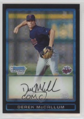 2009 Bowman Draft Prospects Chrome X-Fractor 26/199 Derek McCallum #BDPP52 0f6