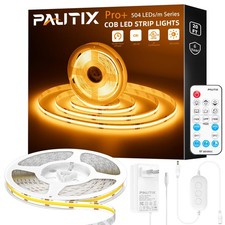 PAUTIX COB LED Strip Lights 2000K Dimmable 20ft DC24V Tape No Dark Spots