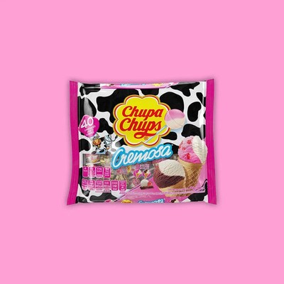 Chupa Chups Lollipops 40 Pack Assorted Straw/Choc 400g (Mexico) Exotic Snacks