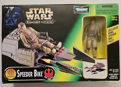 Star Wars Power of the Force Expanded Universe Speeder Bike Vehicle New In Box